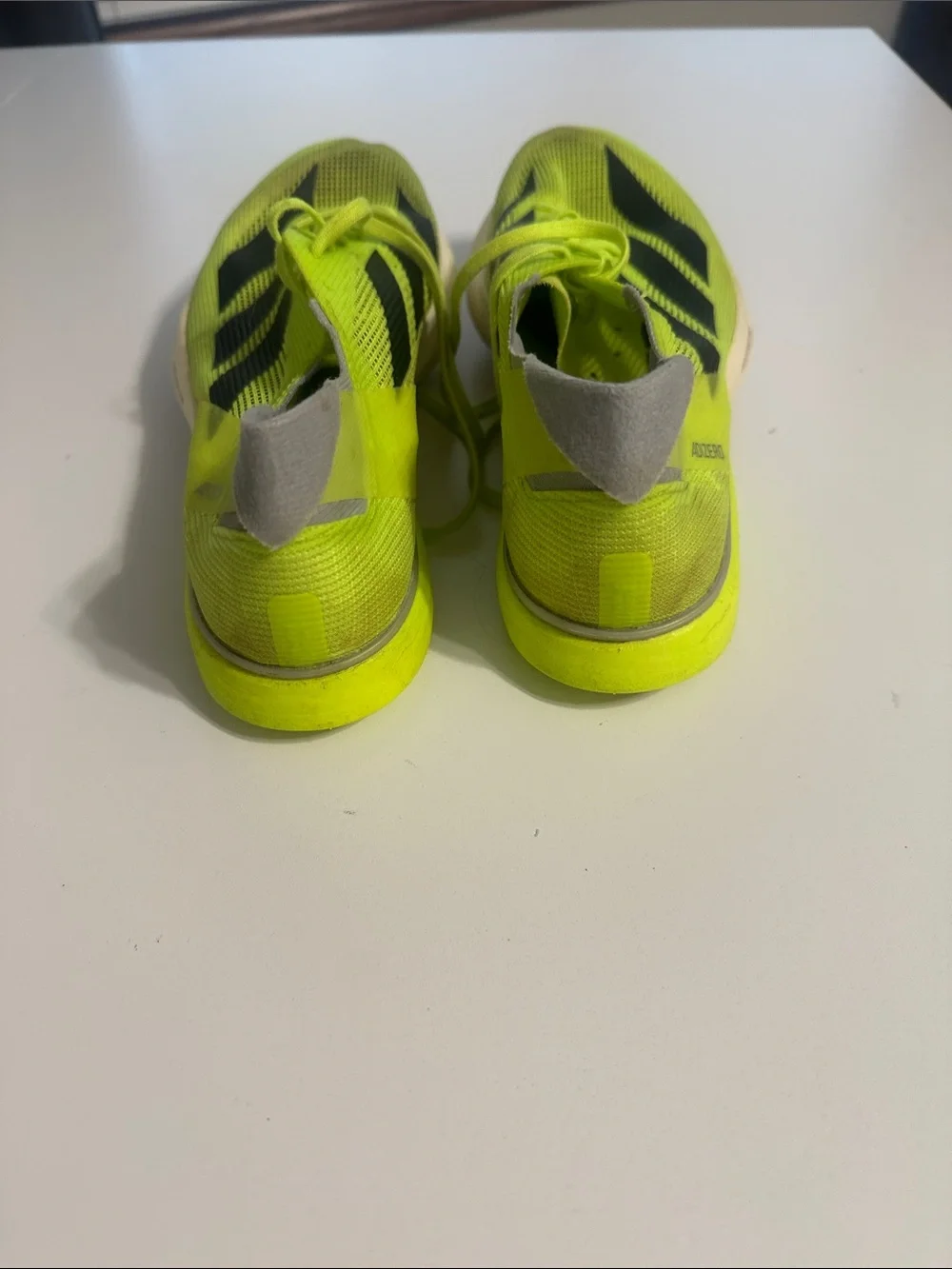 adidas Adizero Pro Spikes Neon Yellow and Black - size 7